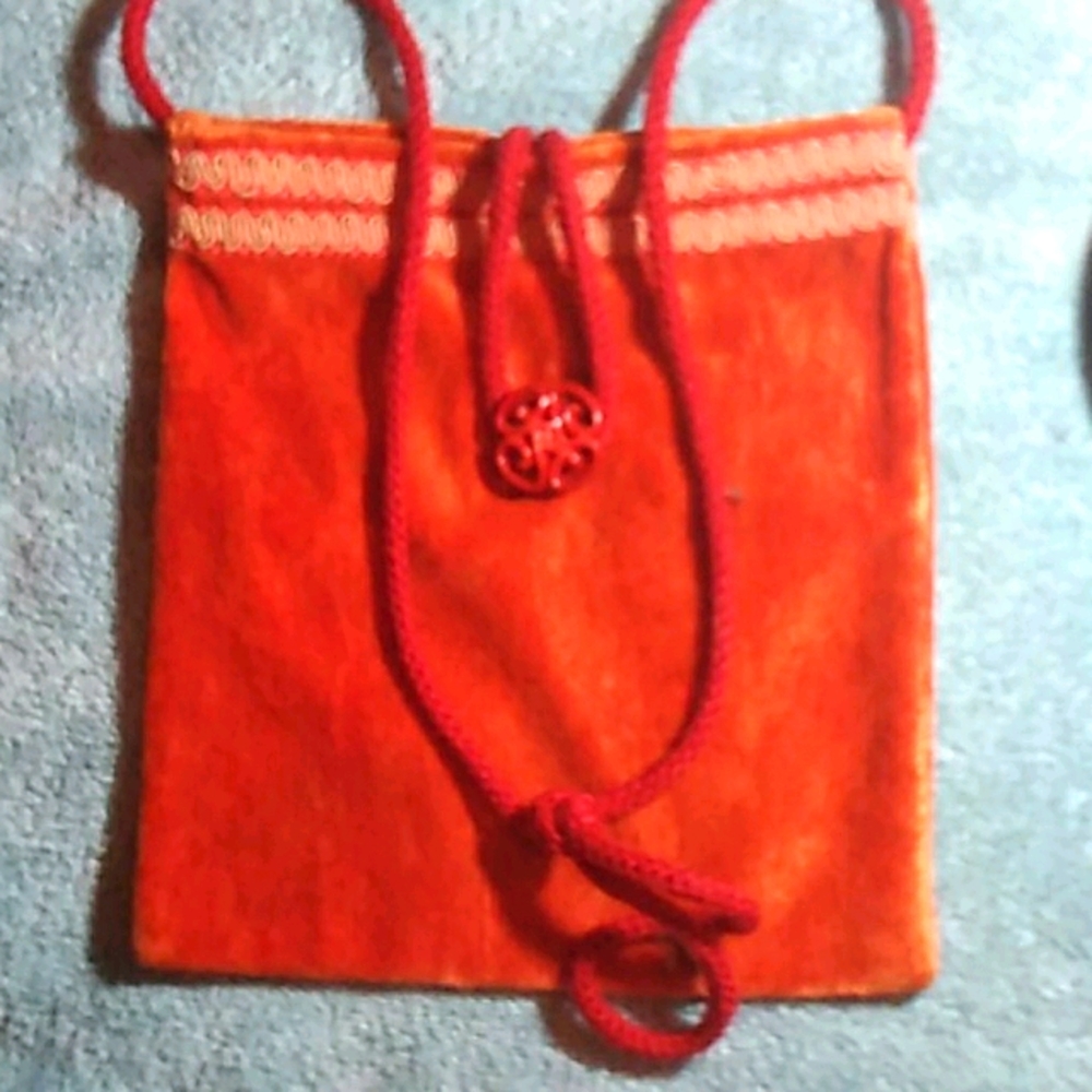 Soft orange purse